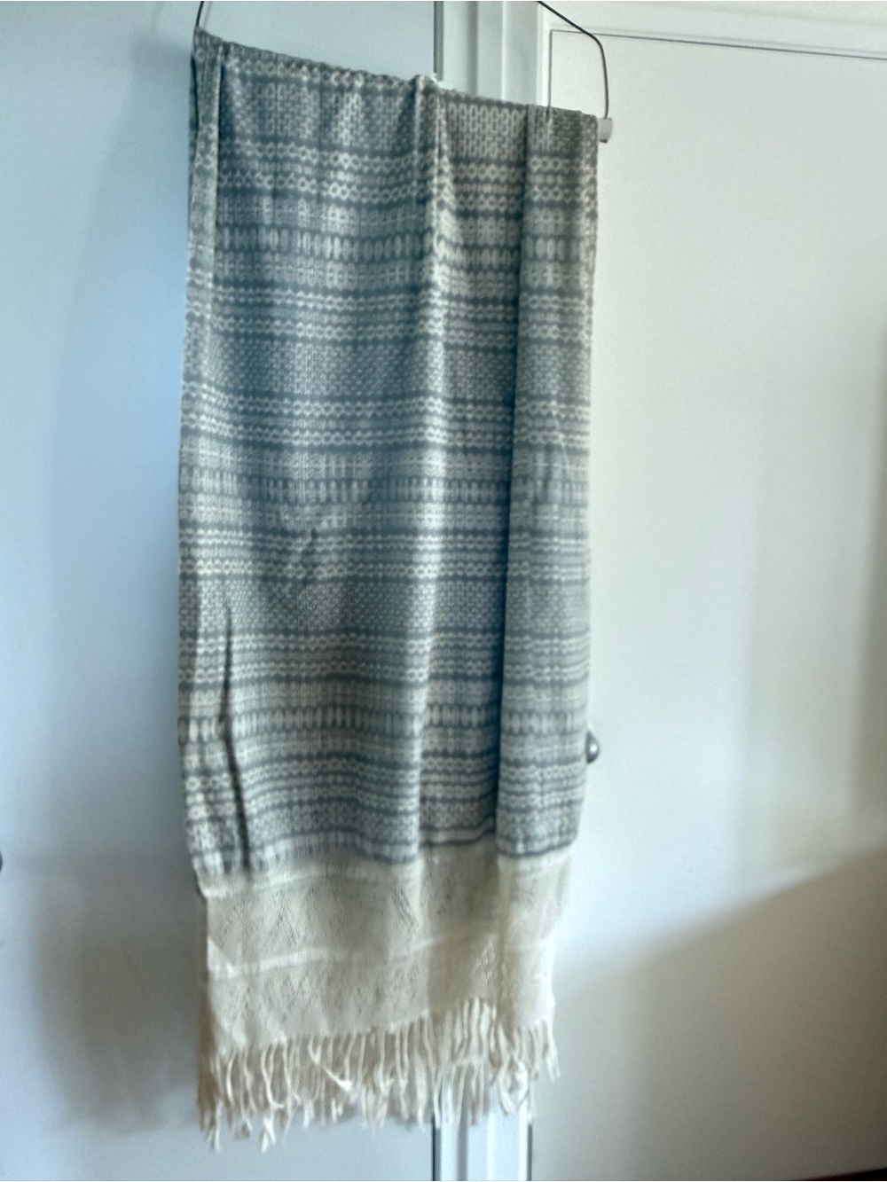 Vintage Handwoven Mexican Reboso